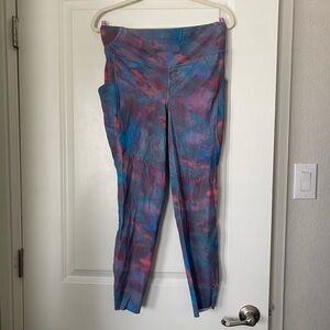 lululemon athletica Purple & Blue Tie-Dye Leggings